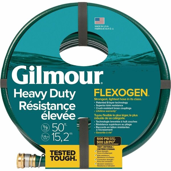 All-Source Gilmour Flexogen 5/8 In. Dia. x 50 Ft. L. Garden Hose 864501-1017